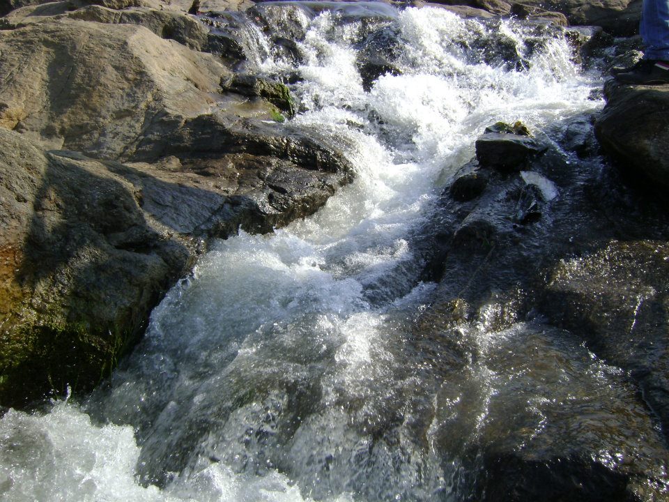 Confluence of Bhairavi and Damodar rivers