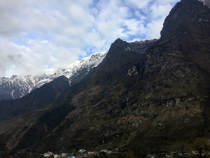 View from our hotel room in Lachung