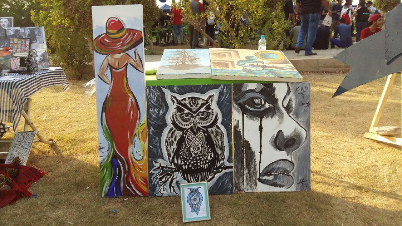 art in peace day in baghdad