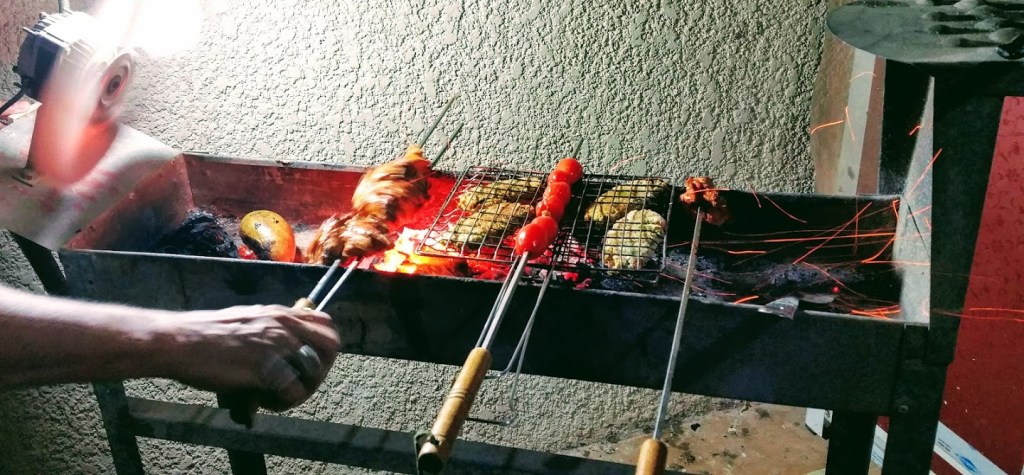Barbeque at home